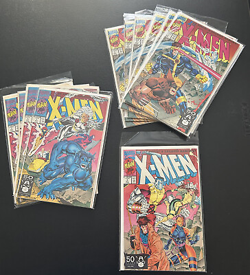 #ad LOT 11 Comics X MEN #1 1991 Variant Covers HIGH GRADE