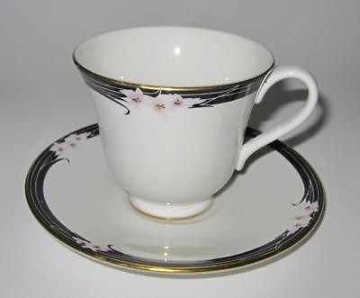 #ad Royal Doulton ENCHANTMENT Vogue Collection Pink Flowers Cup amp; Saucer Set