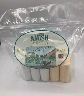 #ad Amish Country Bar Soap Pack of 5 HUGE 7 oz Bars 5 Bars Total New farms
