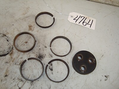 #ad 1989 Case IH 385 Tractor Crankshaft Pulley Mount Rings amp; Parts