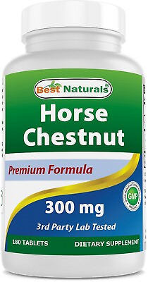 #ad Best Naturals Horse Chestnut Extract 300mg 180 Tablets $14.49