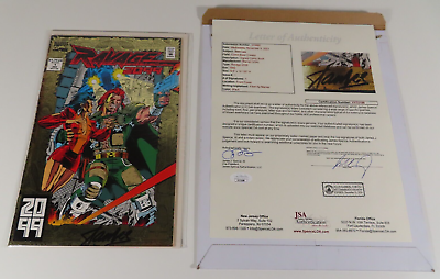 #ad Stan Lee Signed Marvel Comic Ravage 2099 #1 Gold Cover w JSA Authentication