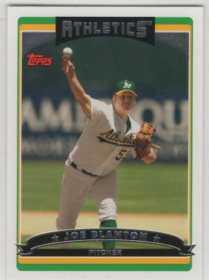 #ad 2006 Topps Baseball Oakland Athletics Team Set Series 1 2 and Update