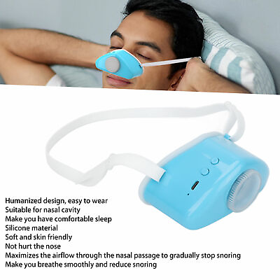 #ad Anti Snoring Device Sleeping Aid Apnea Stop Help Sleeping Breathing Nose Set GUA