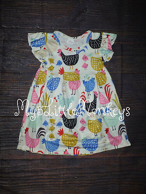 #ad NEW Boutique Chicken Farm Girls Sleeveless Easter Dress