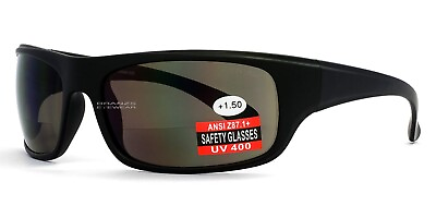 #ad Bifocal Sun Readers Magnifying Sunglasses Safety Bifocal Lenses Reading Glasses