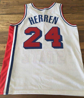 #ad Throwback Chris Herren #24 Fresno Basketball Jerseys Sewn Custom Names