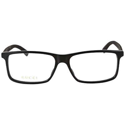 #ad Gucci Demo Rectangular Men#x27;s Eyeglasses GG0424O 005 58 GG0424O 005 58