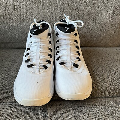 #ad NIKE Jordan Ultra Fly 2 White Basketball Shoes 897998 111 Men’s Sz 9.5 Good Cond