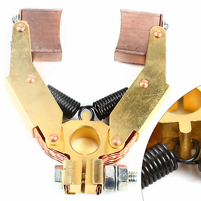 #ad New Copper Motor Carbon Brush Herringbone Holder V shape For Slip Ring 12.5*32mm