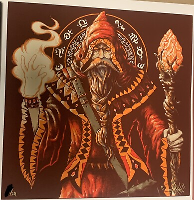 #ad Bioworkz Warlock Red Variant Print Signed xx 29 Ben Kwok Rare Art Print