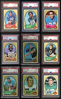 #ad 1970 Topps Football Complete Set Premier 8 NM MT