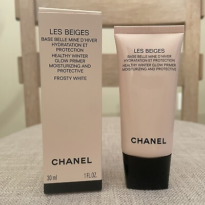 #ad CHANEL Les Beiges Healthy Winter Glow Primer in Frosty White Brand New In Box