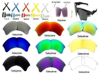 #ad Galaxy Replacement Lenses For Oakley Flak Jacket XLJ Sunglasses Multi Selection $3.55