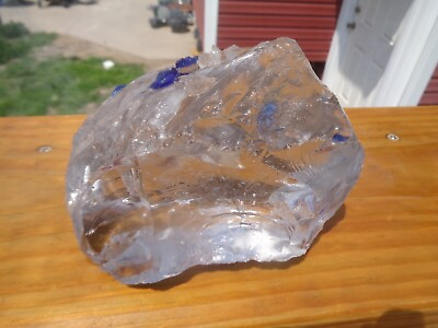 #ad Glass Rock Slag Clear Cobalt Blue 2.10 lb DD81 Rocks Landsaping Aquarium