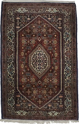 #ad Small Size Floral Design 3X4 Hand Knotted Oriental Area Rug Home Decor Carpet