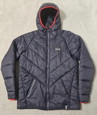 #ad Aston Martin Red Bull Racing F1 Mens Puffer Hooded Winter Jacket L Large