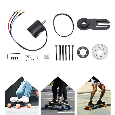 #ad Skateboard 5065 Motor Pulleys Kit Motor Mount Kit for 50 Series Sensorless Motor