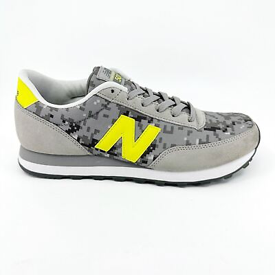 #ad New Balance 501 Classics Retro Gray Lime Suede Mens Sneakers ML501TCA