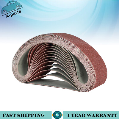 #ad #ad Grit Belt Sander Paper Sandpaper 12PCS 4x24quot; Sanding Belts 80 120 150 240 400