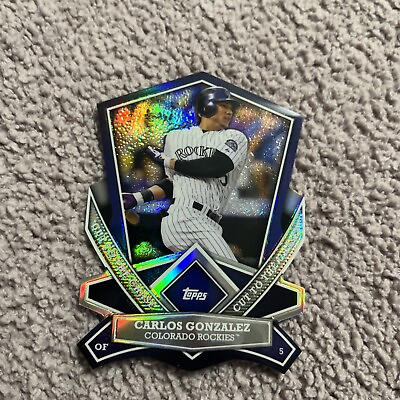 #ad 2013 Topps Series 1 Cut To The Chase Die Cut Carlos Gonzalez #CTC 6 Rockies