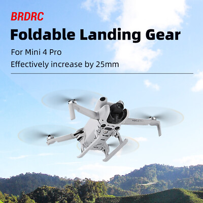 #ad Foldable Sled Landing Gear Landing Protector Bracket Accessory For DJI Mini 4Pro