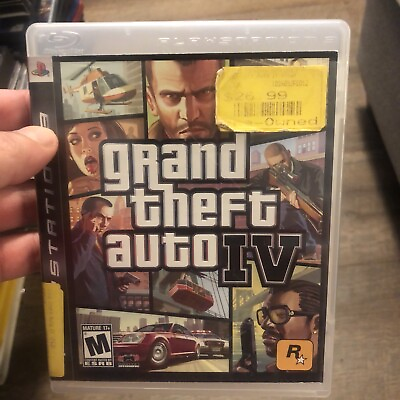 #ad Grand Theft Auto IV PlayStation 3 2008 No Manuel