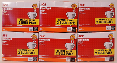 #ad 12 Bulbs Ace Indoor Floodlight Track Lighting BR30 65 Watts 600 Lumens Recessed