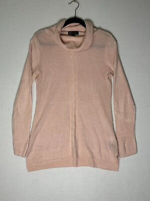 #ad Dana Buchman Pink Turtle Neck Sweater Women#x27;s Size Medium