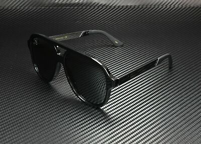 #ad GUCCI GG0688S 001 Aviator Black Grey Men#x27;s Sunglasses 59 mm