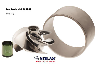 #ad Solas Sea Doo 4 Tec 215 Impeller SRX CD 13 18 With Wear Ring GTX RXP RXT Wake $269.95