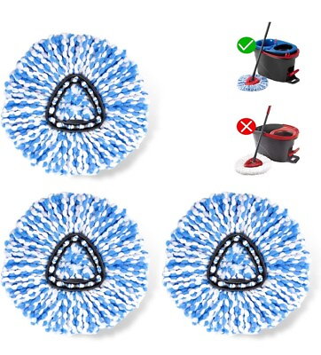#ad 3 Pack Mop Head Replacement for O Cedar Rinse Clean Mop Replace Head