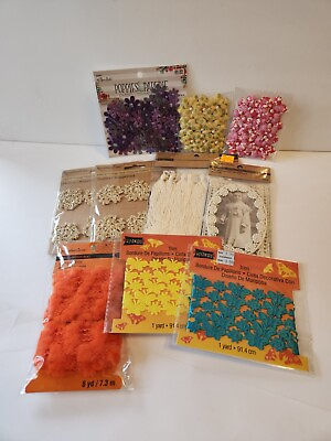 #ad Lot of 10 Packs Embellishments Studio18 Recollections The Paper Studio New