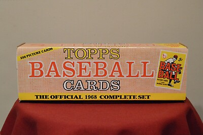 #ad Custom Made 1968 TOPPS Baseball Card Set Storage Box