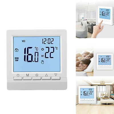 #ad LCD Digital Thermostat Smart Temperature Controller Home Improment Programmable