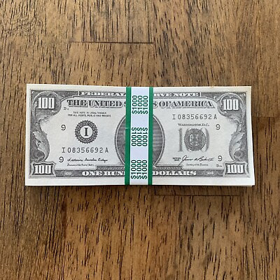 #ad 25 pcs set Creative Mini 100 Dollars Bills Miniature Children Toys Play Money