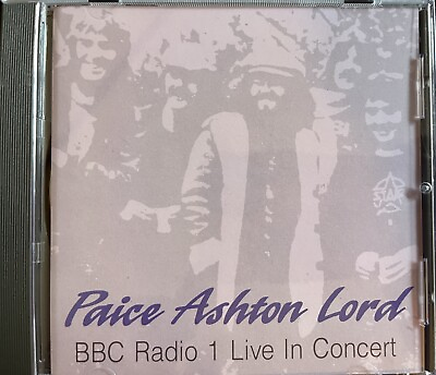 #ad PAICE ASHTON LORD BBC Radio 1 Live In Concert CD 1992 Windsong Excellent Cond