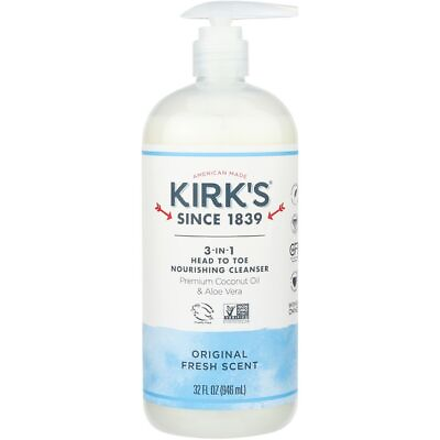 #ad Kirk#x27;s 3 in 1 Head to Toe Nourishing Cleanser Original Fresh Scent 32 oz Liq