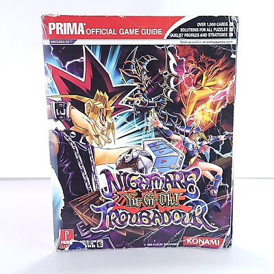 #ad Yu Gi Oh Nightmare Troubadour 1996 Prima Offical Game Guide Book Konami