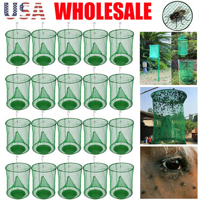#ad The Ranch Fly Trap Outdoor Fly Trap Killer Bug Cage Net Perfect For Horses Lot $149.95