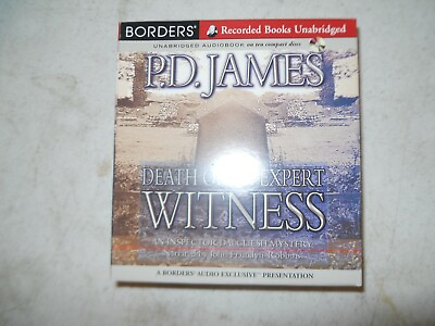 #ad P.D. James Death of an Expert Witness 10 CDS AUDIOBOOK NO RETURNS $13.45