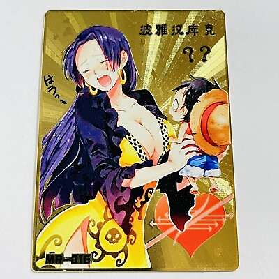 #ad One Piece MR GOLD METAL CARD Boa Hancock