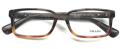 #ad Prada VPR 15Q QE1 1O1 Eyeglasses Glasses Matte Brown Tortoise Mix 54 17 145 $108.00