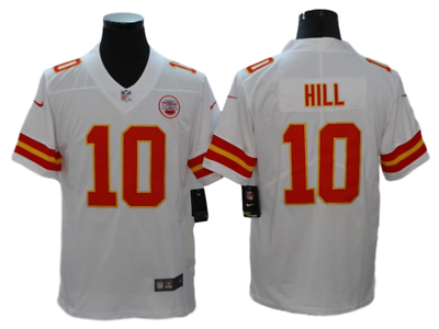 #ad Kansas Chiefs #10 Tyreek Hill Adult Men#x27;s Fully Stitched White Jersey NWT