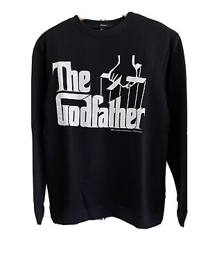 #ad FOREVER 21 THE GODFATHER Womens Sweatshirt Black Small