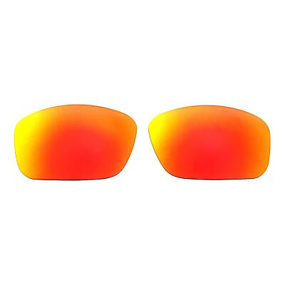 #ad New Walleva Fire Red Polarized Replacement Lenses For Maui Jim Kanaio Coast