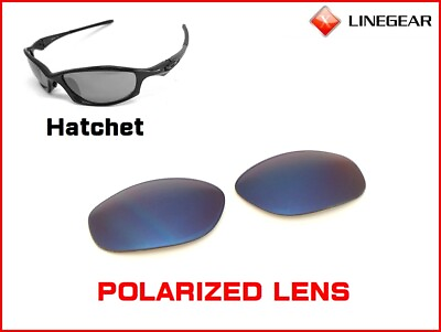 #ad LINEGEAR Navy Blue Polarized Lens for Oakley Hatchet HCT NB POLA