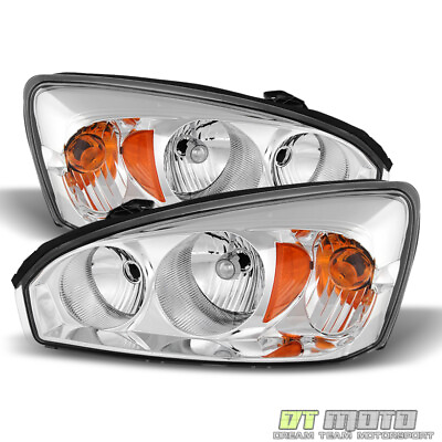 #ad 2004 2008 Chevy Malibu SS Replacement Headlights Headlamps Pair 04 08 LeftRight