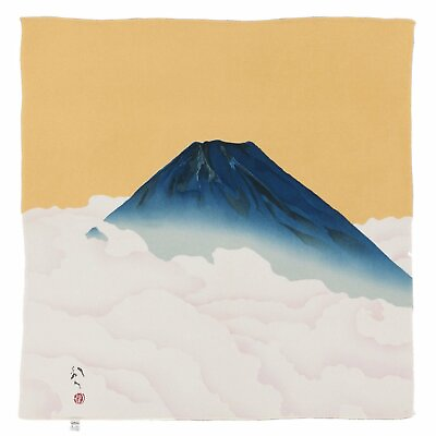 #ad Furoshiki Japanese Traditional Silk Fabric Wrap Gift Famous Painting Mt. Fuji