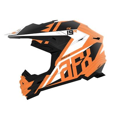 #ad AFX FX 19R Helmet Racing Matte Neon Orange Large 0110 7085